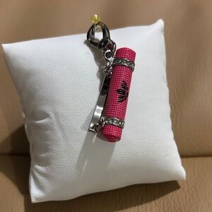 Juicy Couture Pink Yoga Mat Charm